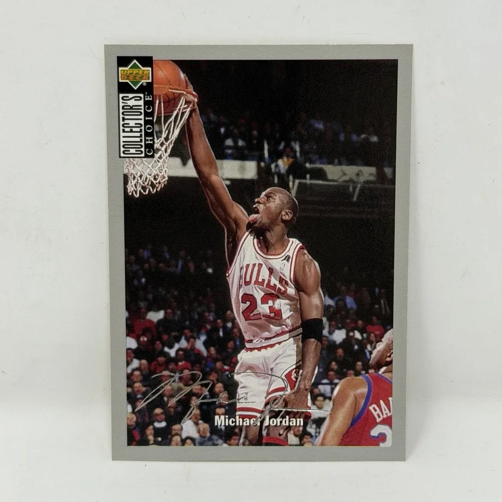 Michael Jordan Chicago Bulls 1994 UD Collectors Choice RARE Silver Signature 240